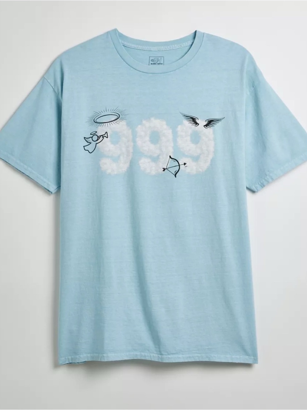NWOT URBAN OUTFITTERS ANGEL NUMBER CLOUD GRAPHIC TEE